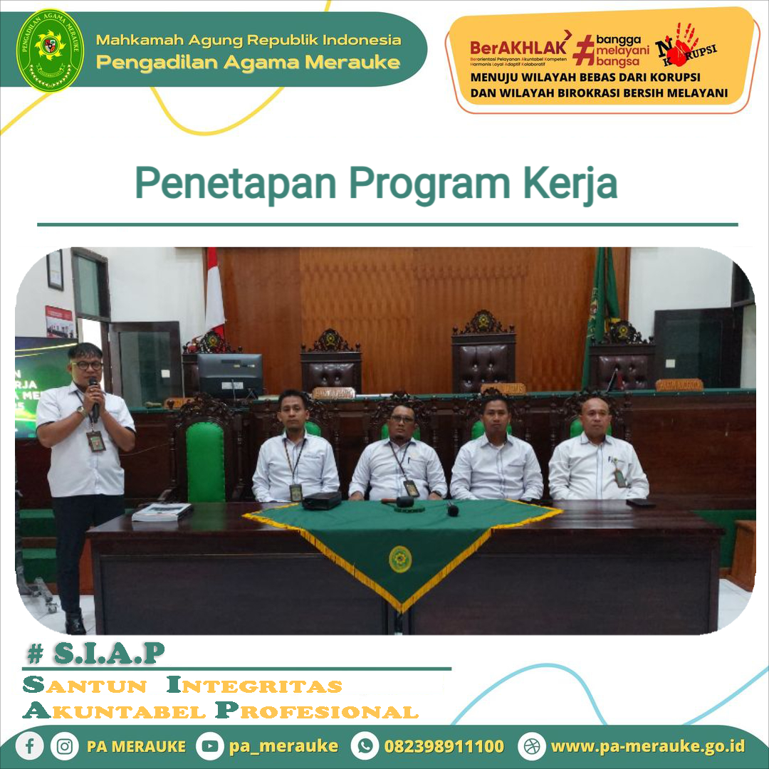 penetapan proker 1